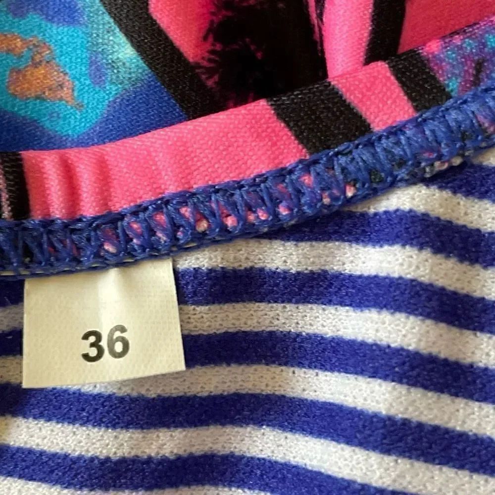 Dolfin Uglies Performance Tropical Beach Sunset Pattern Sz 36 - Picture 12 of 12
